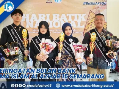 Semarak Bulan Batik 2026 di SMA Islam Al Azhar 15 Semarang, Kenali Budaya Lewat Fashion Show