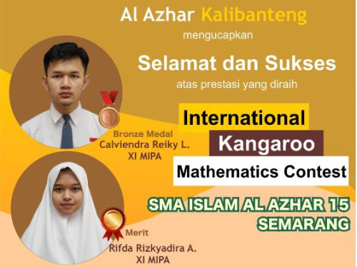 Dua Murid SMA Islam Al Azhar 15 Raih Penghargaan Kompetisi Matematika Internasional