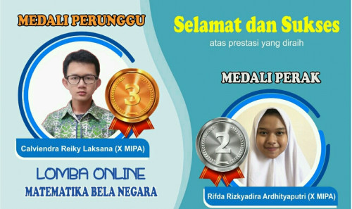 Dua Murid SMAI Al Azhar 15 Raih Juara Lomba Online Matematika Bela Negara