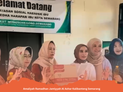 Amaliyah Ramadhan Jamiyyah Al Azhar Kalibanteng Semarang di Panti Wredha Harapan Ibu