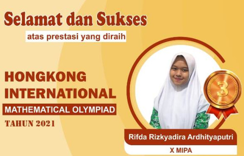 Murid SMAI Al Azhar 15 Raih Perunggu Hongkong International Mathematical Olympiad 2021