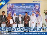 Tak Lagi Pakai Kertas! Pemilos Digital SMA Islam Al Azhar 15 Semarang Lahirkan Pemimpin Baru