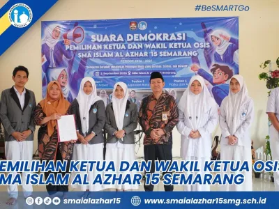 Tak Lagi Pakai Kertas! Pemilos Digital SMA Islam Al Azhar 15 Semarang Lahirkan Pemimpin Baru