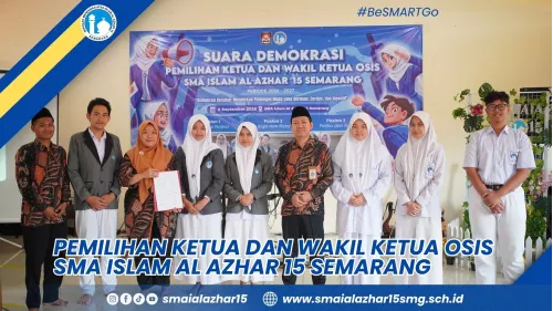 Tak Lagi Pakai Kertas! Pemilos Digital SMA Islam Al Azhar 15 Semarang Lahirkan Pemimpin Baru