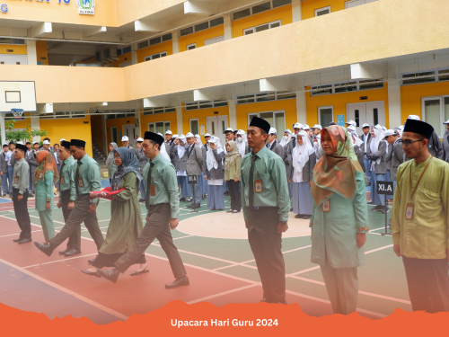 Peringatan Hari Guru 2024 di SMA Islam Al Azhar 15 Semarang Berlangsung Khidmat dan Inspiratif