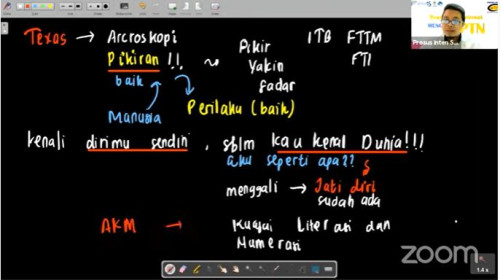 Training Motivasi Menggapai PTN 2022, Ikhtiyar Sukses Masa Depan