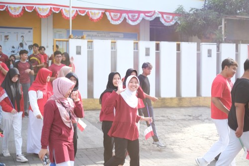SMA Islam Al Azhar 15 Semarang Gelar Gebyar Merdeka HUT RI ke-79 dengan Meriah