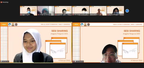 OSIS Alkaba15 Gelar Sharing Session Bersama OSIS SMAN 11 Semarang
