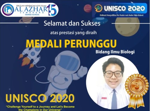 Barokalloh, Murid SMAIA 15 Raih Medali Perunggu UNISCO 2020