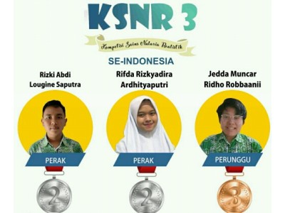 Murid SMA Islam Al Azhar 15 Raih Tiga Medali KSNR 3