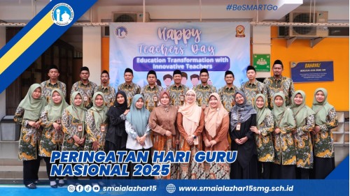 Peringatan Hari Guru Nasional 2025 di SMA Islam Al Azhar 15 Semarang: Upacara Khidmat, Apresiasi Murid, dan Lomba Seru
