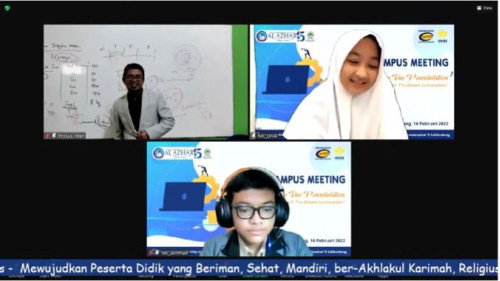 Online Campus Meeting SMA Islam Al Azhar 15 Bekali Murid Studi Lanjut