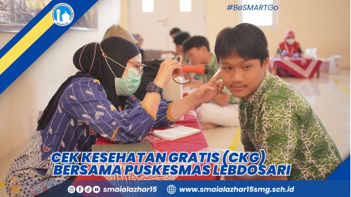 SMA Islam Al Azhar 15 Semarang Gelar Skrining Kesehatan Bersama Puskesmas Lebdosari, Wujudkan Generasi Sehat dan Berprestasi