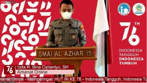Perlombaan dan Amanat Online Peringatan HUT RI ke-76